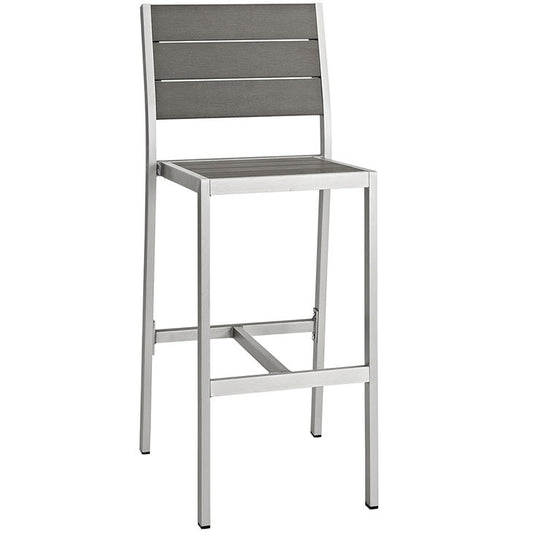 Wharf Outdoor Armless Bar Stool - living-essentials