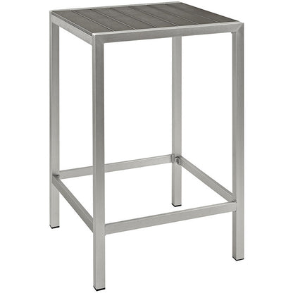Wharf Outdoor Aluminum Bar Table - living-essentials