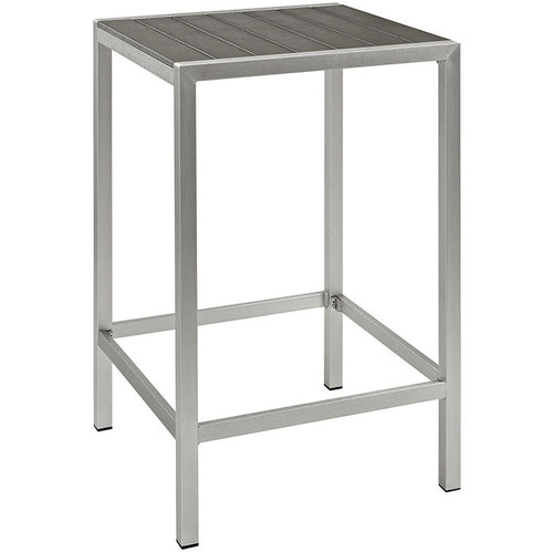 Wharf Outdoor Aluminum Bar Table - living-essentials