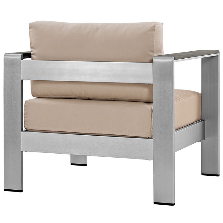 Wharf Outdoor Patio Aluminum Armchair - living-essentials