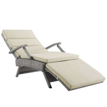 Envisage Chaise Outdoor Patio Wicker Rattan Lounge Chair - living-essentials