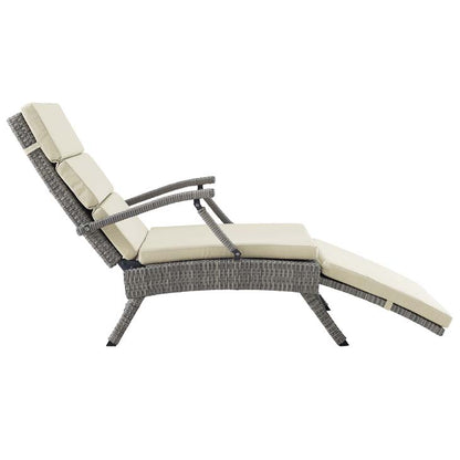 Envisage Chaise Outdoor Patio Wicker Rattan Lounge Chair - living-essentials