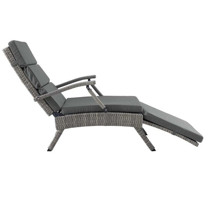 Envisage Chaise Outdoor Patio Wicker Rattan Lounge Chair - living-essentials