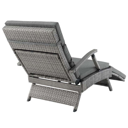 Envisage Chaise Outdoor Patio Wicker Rattan Lounge Chair - living-essentials