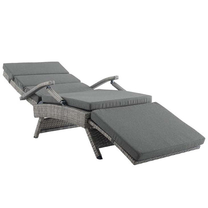 Envisage Chaise Outdoor Patio Wicker Rattan Lounge Chair - living-essentials