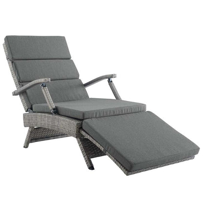 Envisage Chaise Outdoor Patio Wicker Rattan Lounge Chair - living-essentials