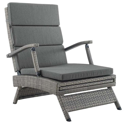 Envisage Chaise Outdoor Patio Wicker Rattan Lounge Chair - living-essentials
