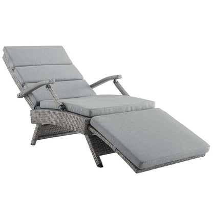 Envisage Chaise Outdoor Patio Wicker Rattan Lounge Chair - living-essentials