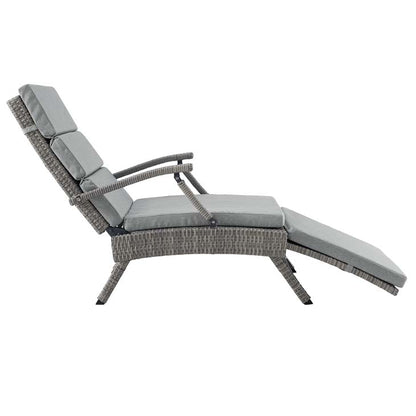 Envisage Chaise Outdoor Patio Wicker Rattan Lounge Chair - living-essentials