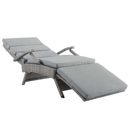 Envisage Chaise Outdoor Patio Wicker Rattan Lounge Chair - living-essentials