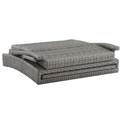 Envisage Chaise Outdoor Patio Wicker Rattan Lounge Chair - living-essentials