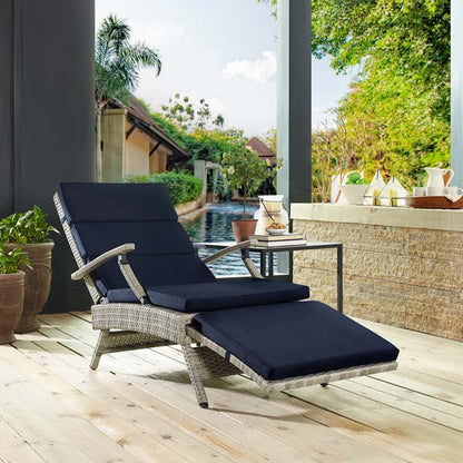 Envisage Chaise Outdoor Patio Wicker Rattan Lounge Chair - living-essentials