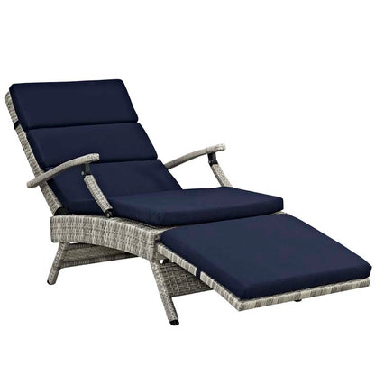 Envisage Chaise Outdoor Patio Wicker Rattan Lounge Chair - living-essentials