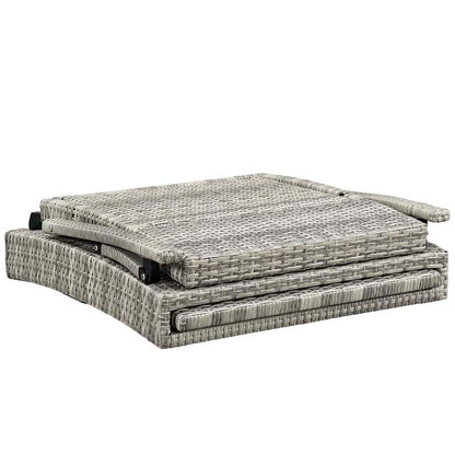 Envisage Chaise Outdoor Patio Wicker Rattan Lounge Chair - living-essentials