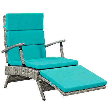 Envisage Chaise Outdoor Patio Wicker Rattan Lounge Chair - living-essentials