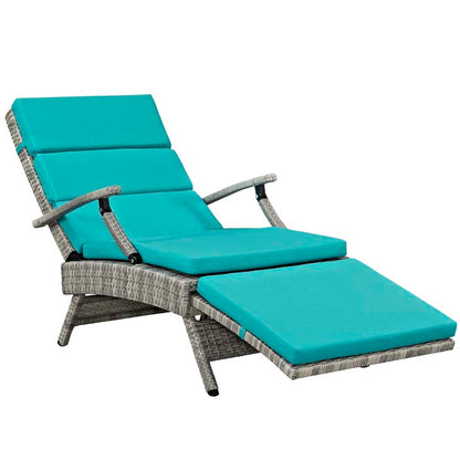 Envisage Chaise Outdoor Patio Wicker Rattan Lounge Chair - living-essentials