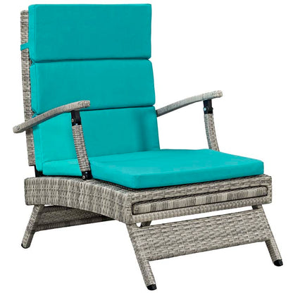Envisage Chaise Outdoor Patio Wicker Rattan Lounge Chair - living-essentials