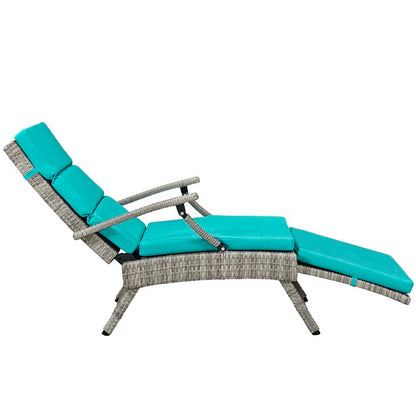 Envisage Chaise Outdoor Patio Wicker Rattan Lounge Chair - living-essentials