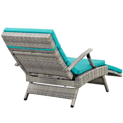 Envisage Chaise Outdoor Patio Wicker Rattan Lounge Chair - living-essentials
