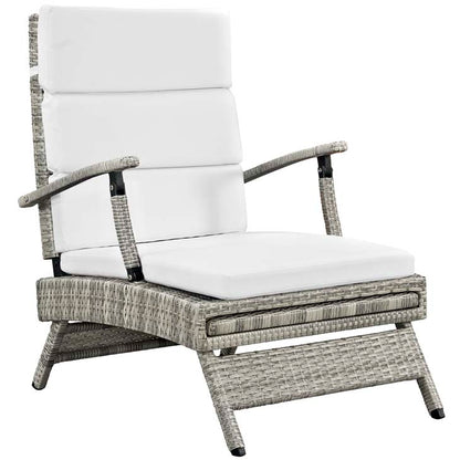 Envisage Chaise Outdoor Patio Wicker Rattan Lounge Chair - living-essentials