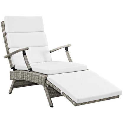 Envisage Chaise Outdoor Patio Wicker Rattan Lounge Chair - living-essentials