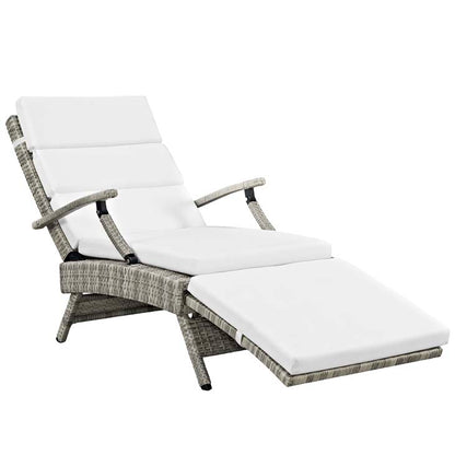 Envisage Chaise Outdoor Patio Wicker Rattan Lounge Chair - living-essentials