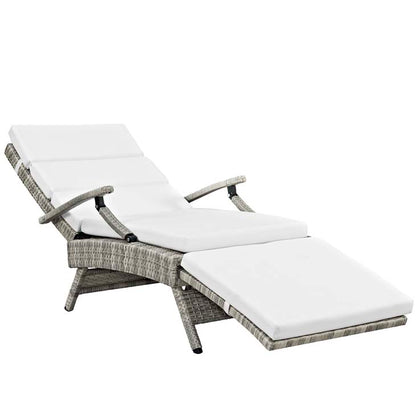 Envisage Chaise Outdoor Patio Wicker Rattan Lounge Chair - living-essentials