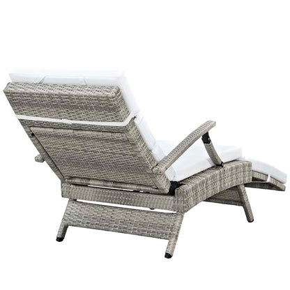Envisage Chaise Outdoor Patio Wicker Rattan Lounge Chair - living-essentials