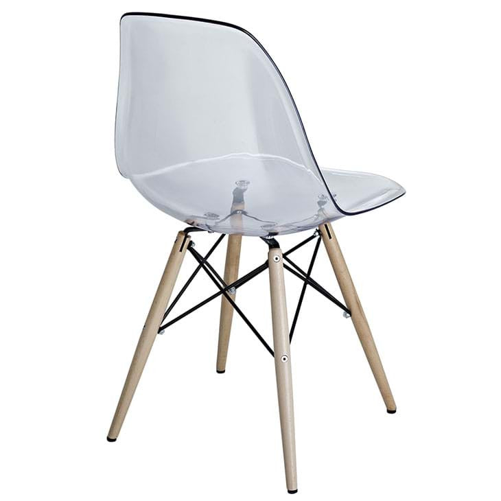 Payton Clear Dining Side Chair - living-essentials