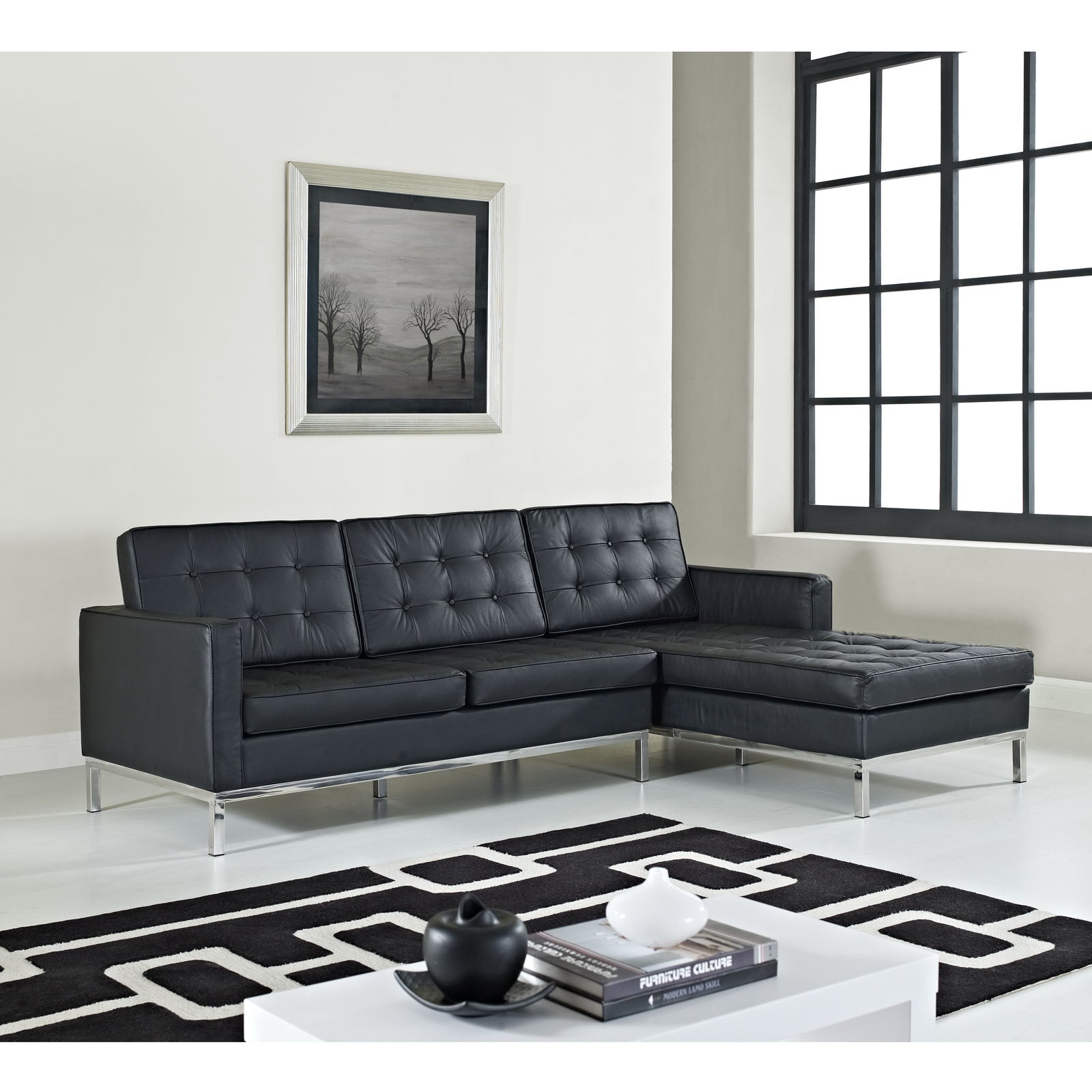Florence Knoll style Arm Sectional Sofa - living-essentials
