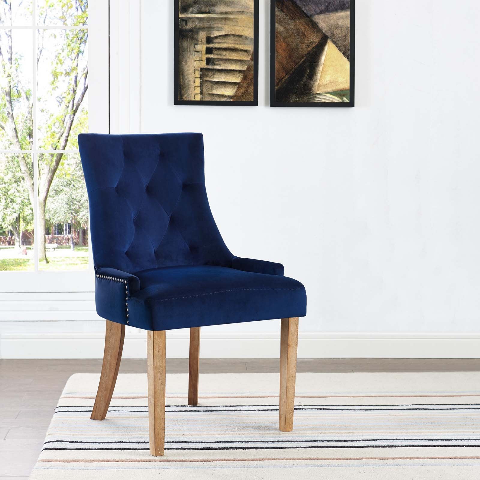 Pacey Upholstered Fabric Dining Chair - living-essentials