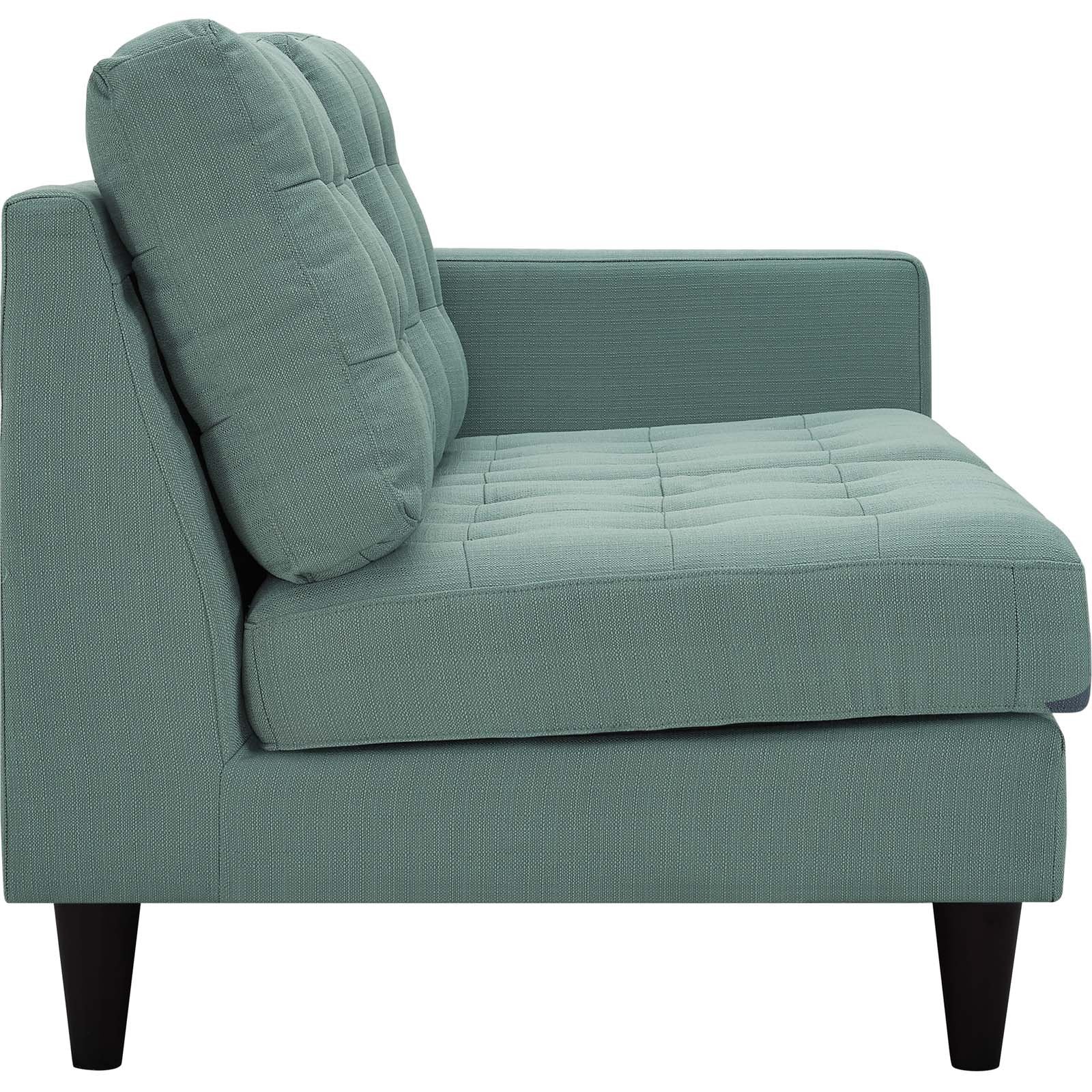 Emmy Right-facing Upholstered Fabric Loveseat - living-essentials
