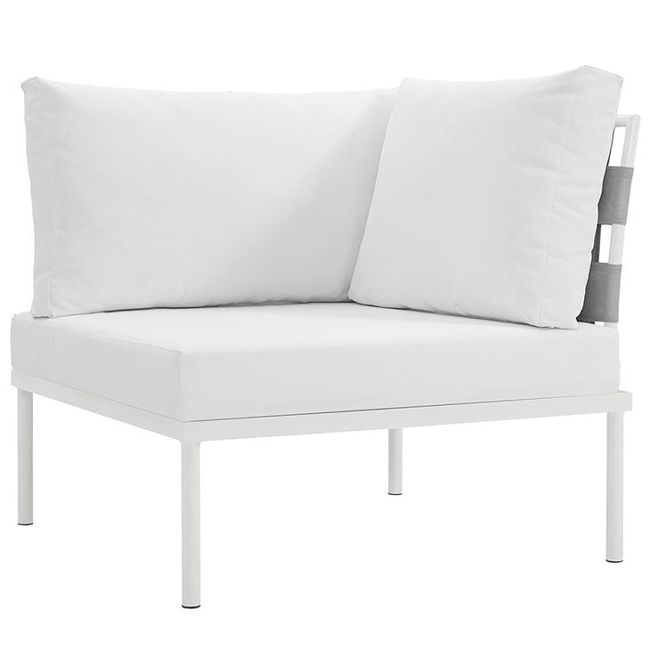 Peace Outdoor Patio Aluminum Corner Sofa - living-essentials