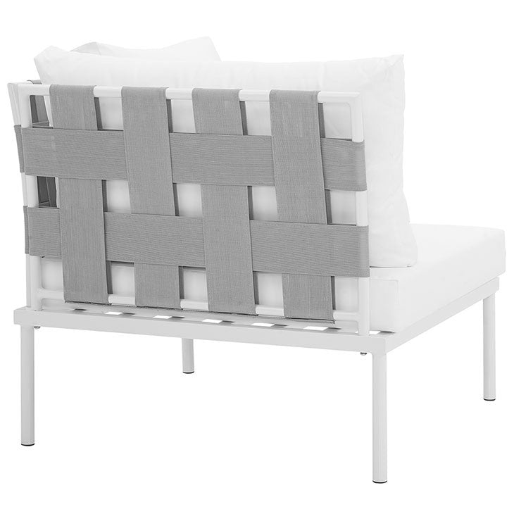 Peace Outdoor Patio Aluminum Corner Sofa - living-essentials