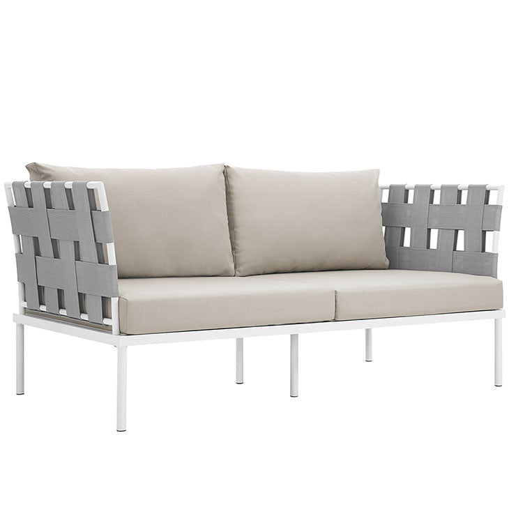 Peace Outdoor Patio Aluminum Loveseat - living-essentials