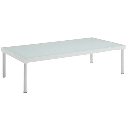 Peace Outdoor Patio Aluminum Coffee Table - living-essentials