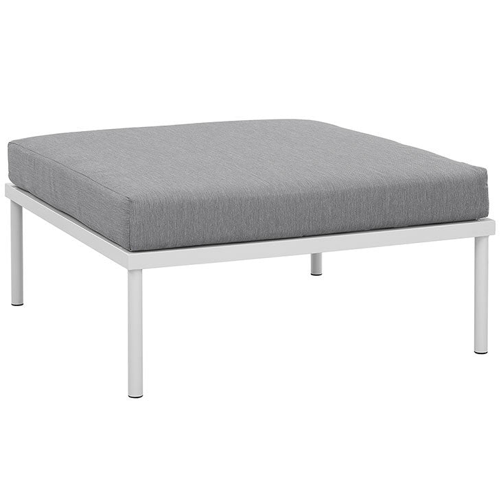 Peace Outdoor Patio Aluminium Ottoman - living-essentials