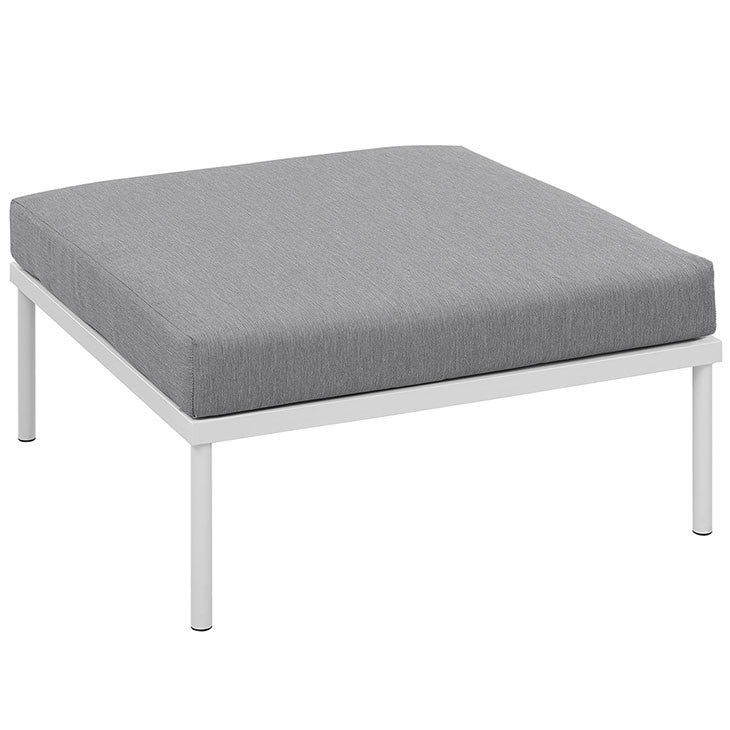 Peace Outdoor Patio Aluminium Ottoman - living-essentials