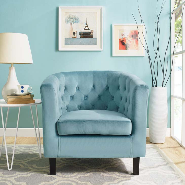 Flair Velvet Armchair - living-essentials