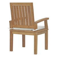 Macayla Outdoor Patio Teak Dining Chair - living-essentials