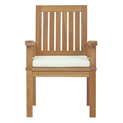 Macayla Outdoor Patio Teak Dining Chair - living-essentials