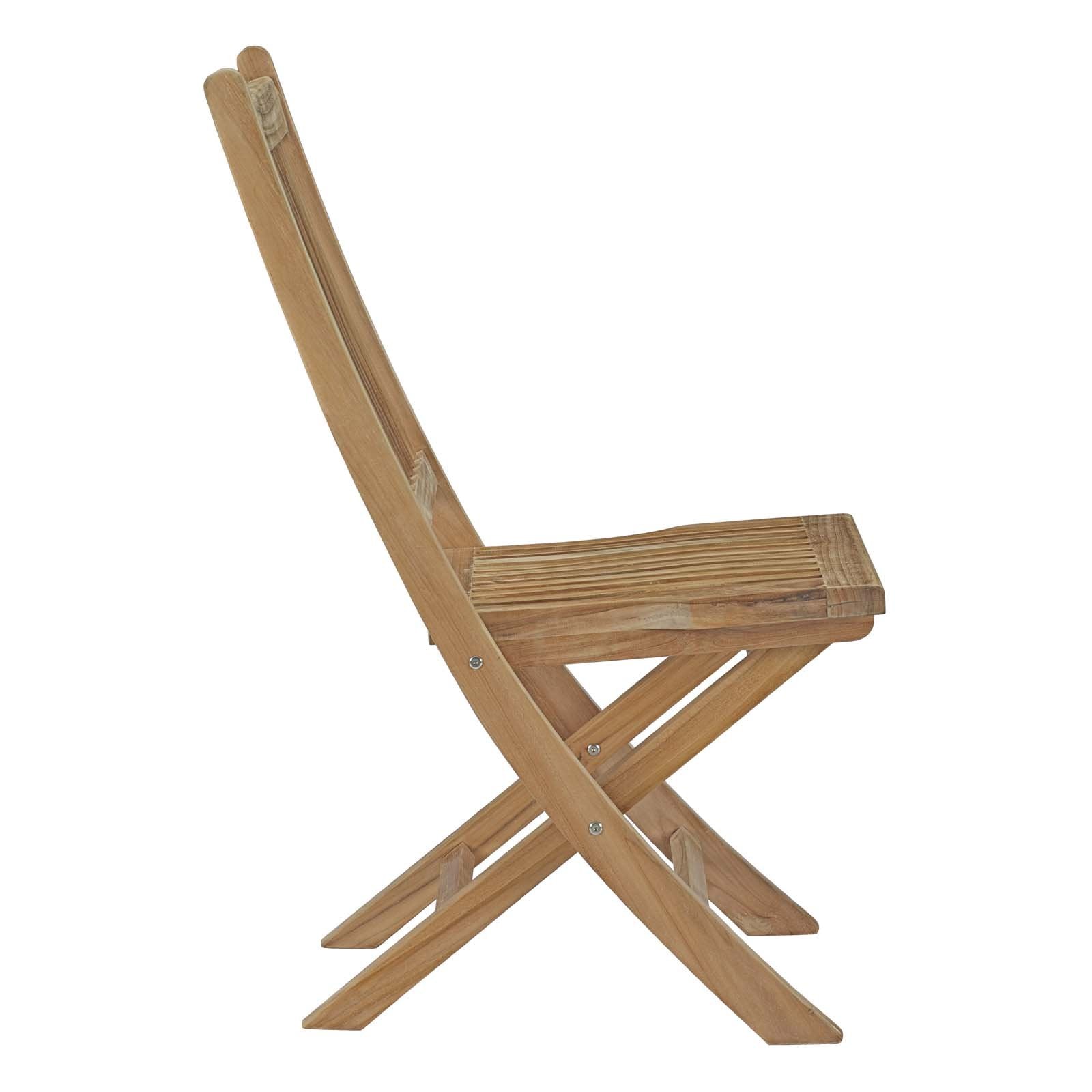 Macy Outdoor Patio Teak Folding Chair - living-essentials