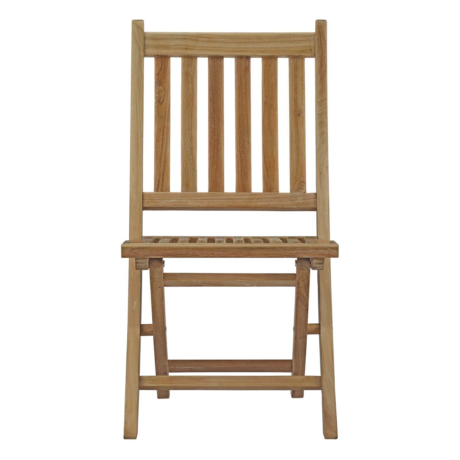 Macy Outdoor Patio Teak Folding Chair - living-essentials