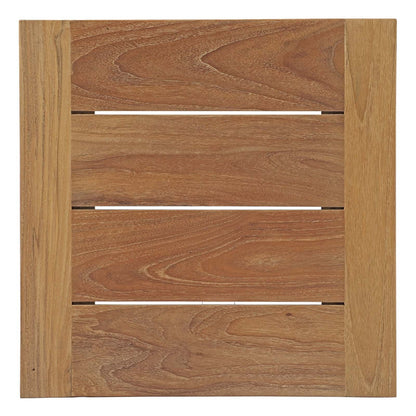 Unity Outdoor Patio Wood Side Table - living-essentials