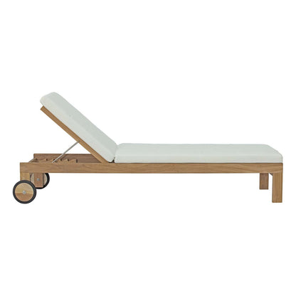Unity Outdoor Patio Teak Chaise - living-essentials
