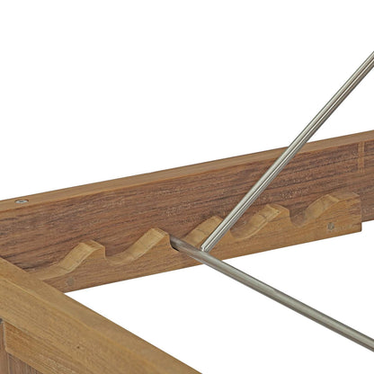 Unity Outdoor Patio Teak Chaise - living-essentials