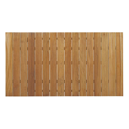 Dondre 72" Outdoor Patio Teak Dining Table - living-essentials