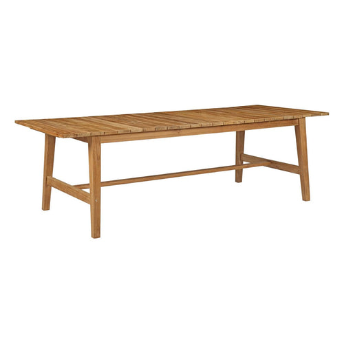 Dondre 98.5" Outdoor Patio Teak Dining Table - living-essentials
