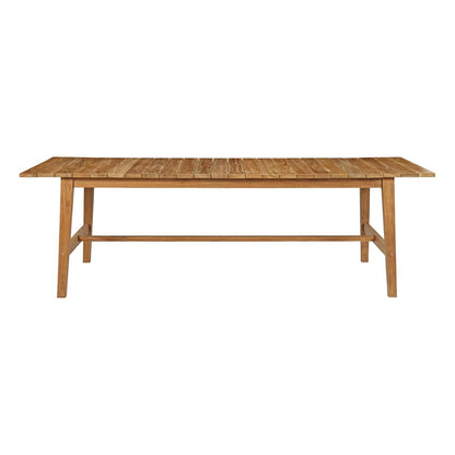 Dondre 98.5" Outdoor Patio Teak Dining Table - living-essentials