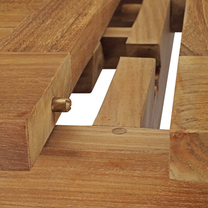 Macy 108.5" Outdoor Patio Teak Dining Table - living-essentials